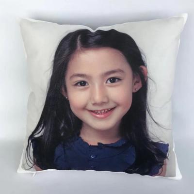 China Soft High Quality Custom Your Printed Photo Pillow Creative Product Design Cushions Wholesale Sofa Tile Cases for sale