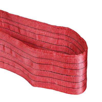 China Polyester factory direct quality 5t webbing flat sling good for lifting for sale