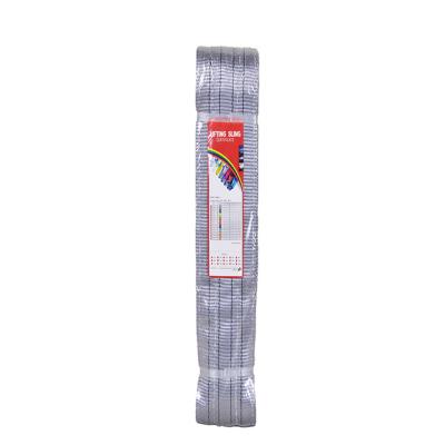 China Polyester factory direct good quality 120mm wide body webbing flat sling for lifting for sale