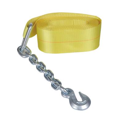 China Factory Custom Polyester Truck Tie Down Heavy Duty Winch Straps For Cargo Control for sale