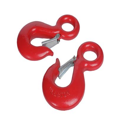 China Steel Manufacturers Heavy Chain Hooks DHR130 EYE Hook Forged Hook For Lifting for sale