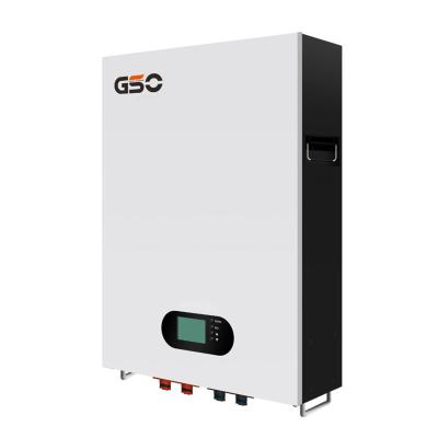 China Home Appliances GSO Lifepo4 Battery wall mounted battery 24v 100Ah 200AH Lithium  system solar battery  2.5KW 5KW solar energy products for sale