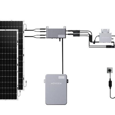 China NOVGEN complete solar kit germany on grid solar system 600/800 watt balcony solar panel system 600w inverter inverter 800w 268mm*250mm*42mm for sale