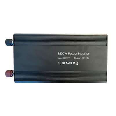 China Off Grid Inverter 1500W Inverter 12V DC To AC Converter For OutdoorSingle Phase Hybrid Off Grid power pure sine wave inverter 26*14*7cm for sale