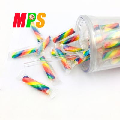 中国 Mini Stick Sweet Hard Candy multicolored normal packed in the jar 販売のため