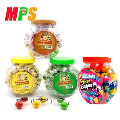 China Factory Price New Custom Jar Packing Halal Plumbers Chewing Bubble Gum Ball for sale