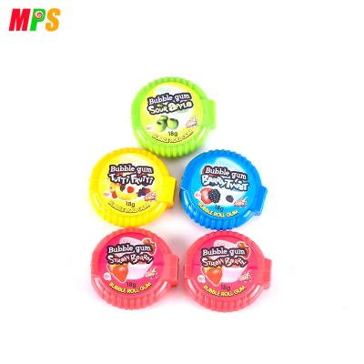 China Big Rollz Crazy Candy Strawberry Big Power Chewing Bubble Gum Muffin MPS201909271 en venta