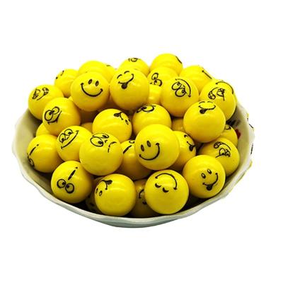 China Full Size Super Competitive Prices Block Emoticon Filled Cute Face Printed Bubble Gum en venta