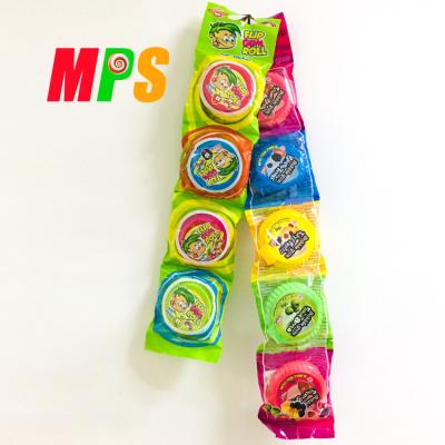 China Plumbers Natural Flavor Multicolor Rolls Bubble Gum Packaging In Cartoon Box en venta