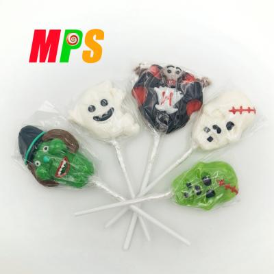 中国 12g Halloween Holiday Natural Ghost Shaped Lollipop Candy Sweet Wholesale 販売のため