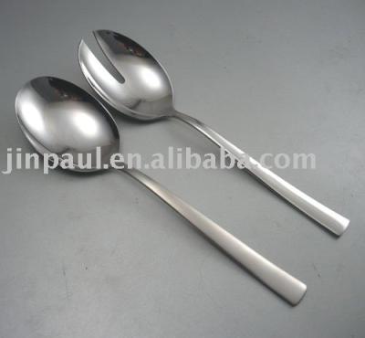 China Sustainable Stainless Steel Salad Serving Set (A037) for sale