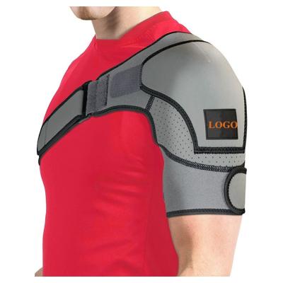 China Non Slip Logo Breathable Protective Shoulder Support Adjustable Shoulder Brace Customized for sale