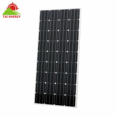 China Tai Energy 12v Solar Panel With Mono Battery Solar Cells 180w Salar Panel 156.75mmx156.75mm for sale