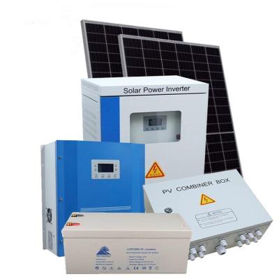 China Full set 10000w solar system 3KW 5KW 8kw 10KW home solar hybrid power system for home for sale