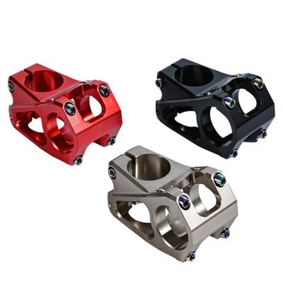 China Hot Sale Road Bike Mountain Aluminum Alloy MTB Stem 35*55mm Bicycle Stem Bicycle Stem Ultralight Clam for sale