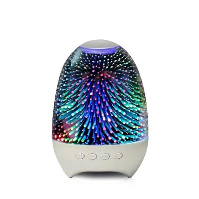 China EZCast Portable Battery Speaker with Touch Light Table Lamp Wireless BT Speaker for Christmas Decoration for sale