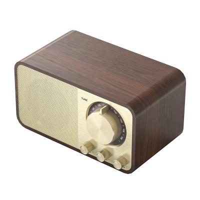 China EZCast High End Portable Speaker With Blue Tooth V5.0 Mini Speaker Wooden HD Sound Speaker Radio for sale