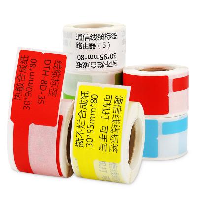 China Waterproof Fashion Design Mesin Printing Label Roll Ribbon Label Printing Scale for sale