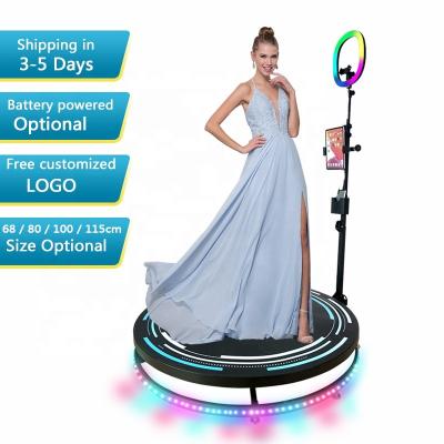 China Vanya Event Wholesale Led Automatic Ring Light 360 Photo Booth For Parties for sale