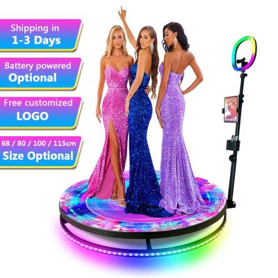 China Hot Selling Conference/Festival New 360 Degree Photo Booth Rotation Camera Rig Event/Party/Party Rotate Automatic 360 Selfie Photo Booth Machine For Wedding for sale