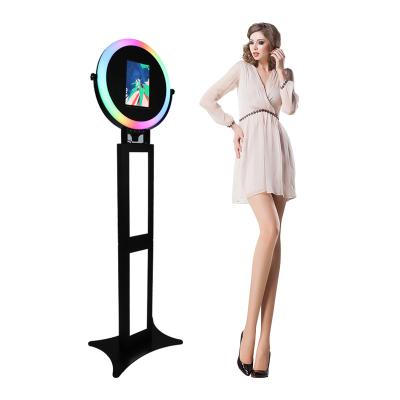 China New Party Design Metal Shell Stand Up Ipad Mini Portable Photo Booth With Printer for sale