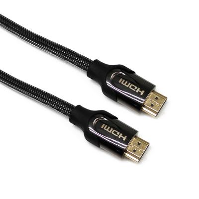 China 4K*2K 3D COMPUTER Metal Bulk Zinc Alloy Shell HDMI Nylon Braided Cable Support For HDTV for sale