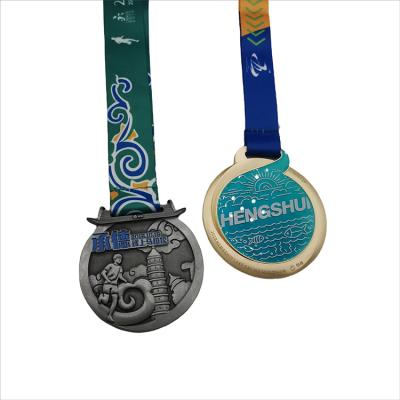 China China Chinese Manufacturer Custom Enamel 3D Medal Cavity Out Medals Half Marathon Finisher Medallion Higher Quality Lower Price for sale