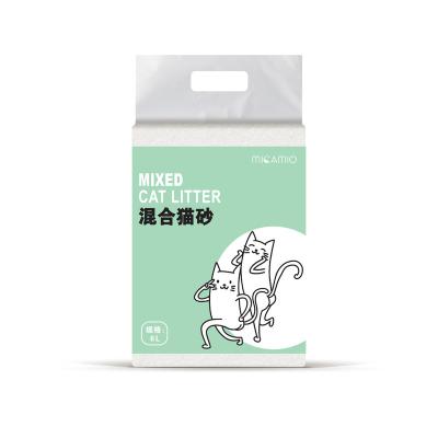 China Biodegradable premium japanese used bean curd cat litter sandcat litter sand sustainable viable tofu cat litter for sale