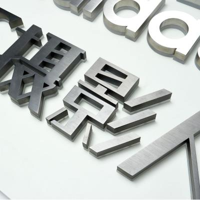 China 3d Buildings Store Name Consulting Company Logo Led Backlit Channel Letter Light Signs 3d Led Letters Waterproof for sale