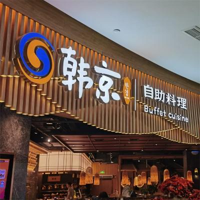 China Shops 3d epoxy resin sign channel letter hot sale customs lead luminous facelit letter signs for sale