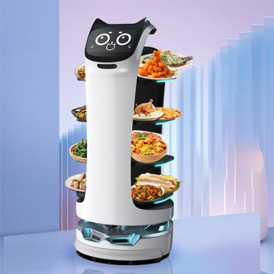 China Underground PUDU Bella Smart Robot Food Service Restaurant Cafe Hotel and Fully Automatic Fast Food Restaurant for sale