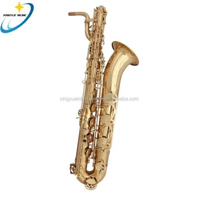 China China Factory Gold Lacquer Gold Lacquer Baritone Saxophone for sale