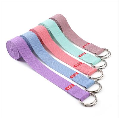 China Custom Wholesale Multicolor Gradient Carrying Yoga Mat Strap Non-Toxic for sale