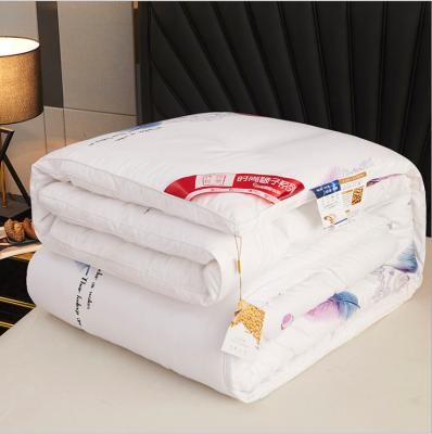 China Modern Fashionable Silky Down King Feather Queen Comforter Double Fleece Quilt Duvet for sale