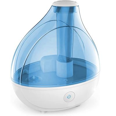 China Household Mini Portable 1.5L Blue Bedroom Air Humidifier For Home Use for sale