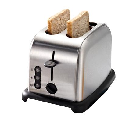 China Easy Operate 2 Slice Stainless Steel Electric Home Bagel Toaster Frozen Bread Toaster for sale