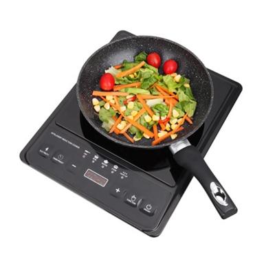 China Household Black Induction Cooker 2000W Portable Induction Cooktop Single Burner Induction Stove for sale