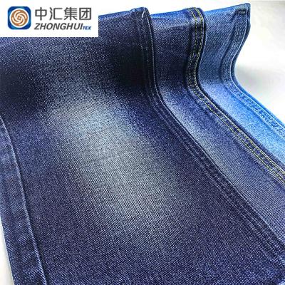 China Breathable 100% cotton 11.5 oz high indigo blue jeans weight fabric for jeans for sale