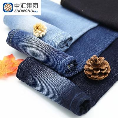 China Modern Dark Blue Stretch Jeans Mens Hot Selling Cotton Denim Breathable Pant Fabric for sale