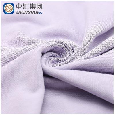 China CVC Anti-Static Tela Terry Precio Knit Jersey Fabric French For Round Collar Hoodies for sale