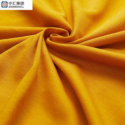 China 26S Cotton Fabric 26S Cotton Jersey Fabric Shrink-Resistant Knitted 100% Plain Dyed For Men's T-shirt for sale