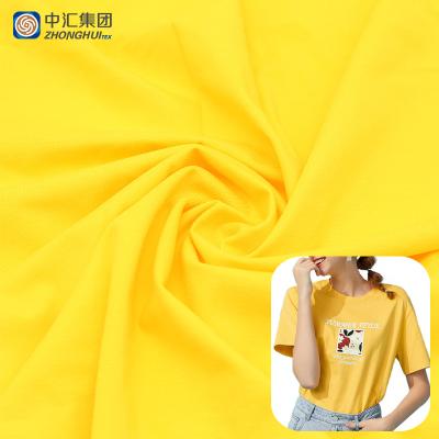 China Wholesale Breathable Stretch Roving Spandex Cotton Knit Jersey Fabric For T Shirt for sale