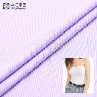 China Stretch Foshan Textile 90%Ray 10%Spandex Jersey Fabric Clothing Materials For T Shirt for sale