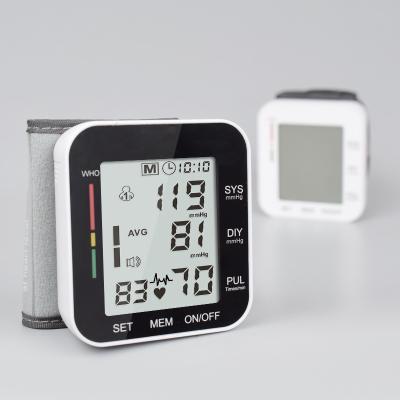 China Household Portable Spanish Language wrist sphygmometer wrist blood pressure meter for sale