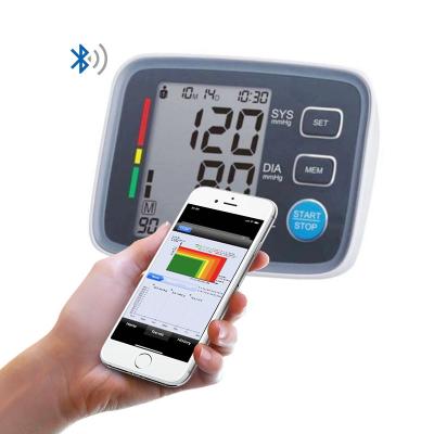 China 2021 Hot Selling Amazon Arm Upper Type Bluetooth Blood Pressure Monitor With BT APP Connectivity for sale