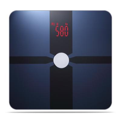 China 180kg Square Wifi Digital Smart Weight Scale Body Weight Fat Smart Bmi Bathroom Scale Te koop