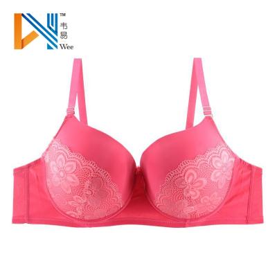 China Breathable Women Lady Use Breathable Full Cup Plus Size Bra Large Cup Size Adjustable Mature Bra for sale