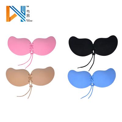 China Super Antibacterial Women Lift Up Bare Underwear Rope Adjustable Bra For Low Cut Outfits for sale