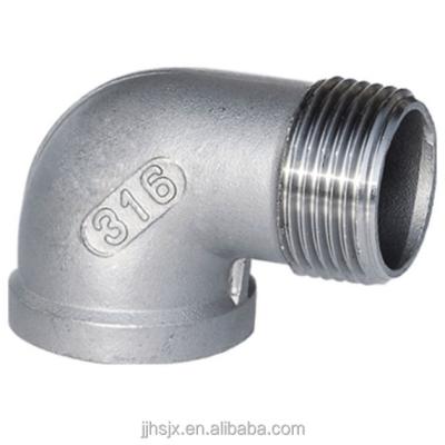 China DN25 SS304 Street Elbow Precision Casting Street Elbow Male Female Street Elbow Pipe Fittings 90 Degree 1