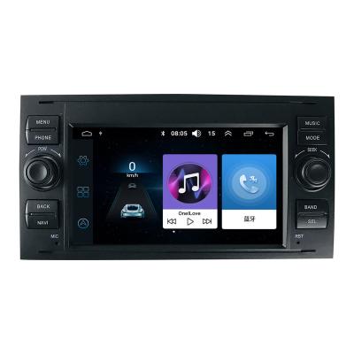 China GPS android11 ​​128gb 8core 7inch auto stereo radio player with dsp apple carplay for Ford Mondeo Focus black for sale